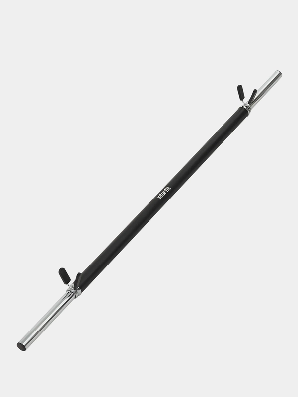 Гриф для аэробики STARFIT BB-104, 120 см, d=25 мм, неопреновый, с пружинными замками
