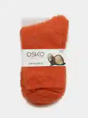 Оранжевый носки женские, норка