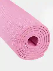Розовый коврик для йоги и фитнеса STARFIT FM-101 PVC, 183x61 см