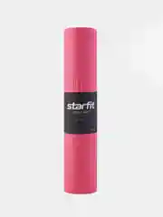 Розовый коврик для йоги и фитнеса STARFIT FM-101 PVC, 183x61 см