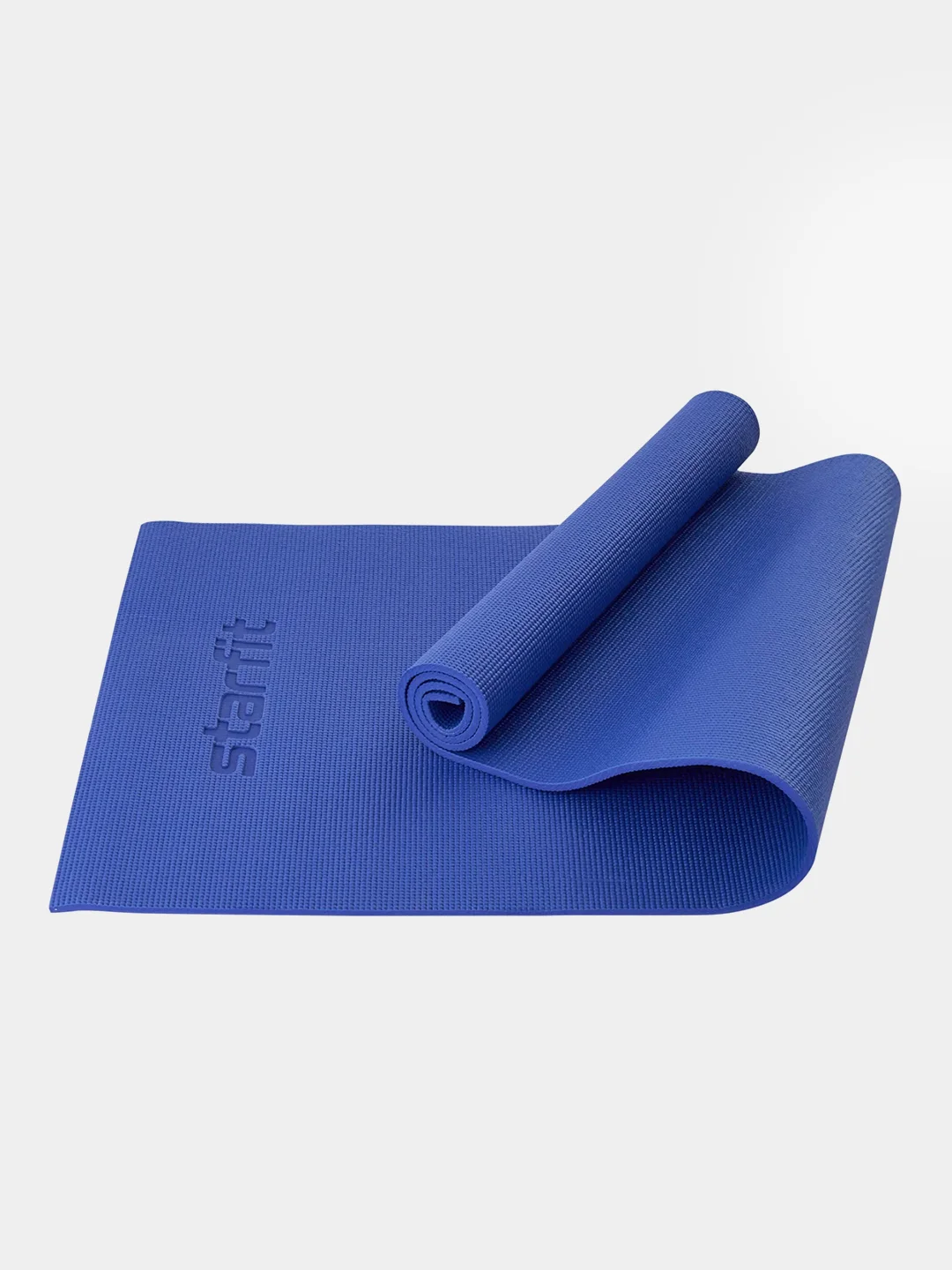 Фиолетовый коврик для йоги и фитнеса STARFIT FM-101 PVC, 183x61 см