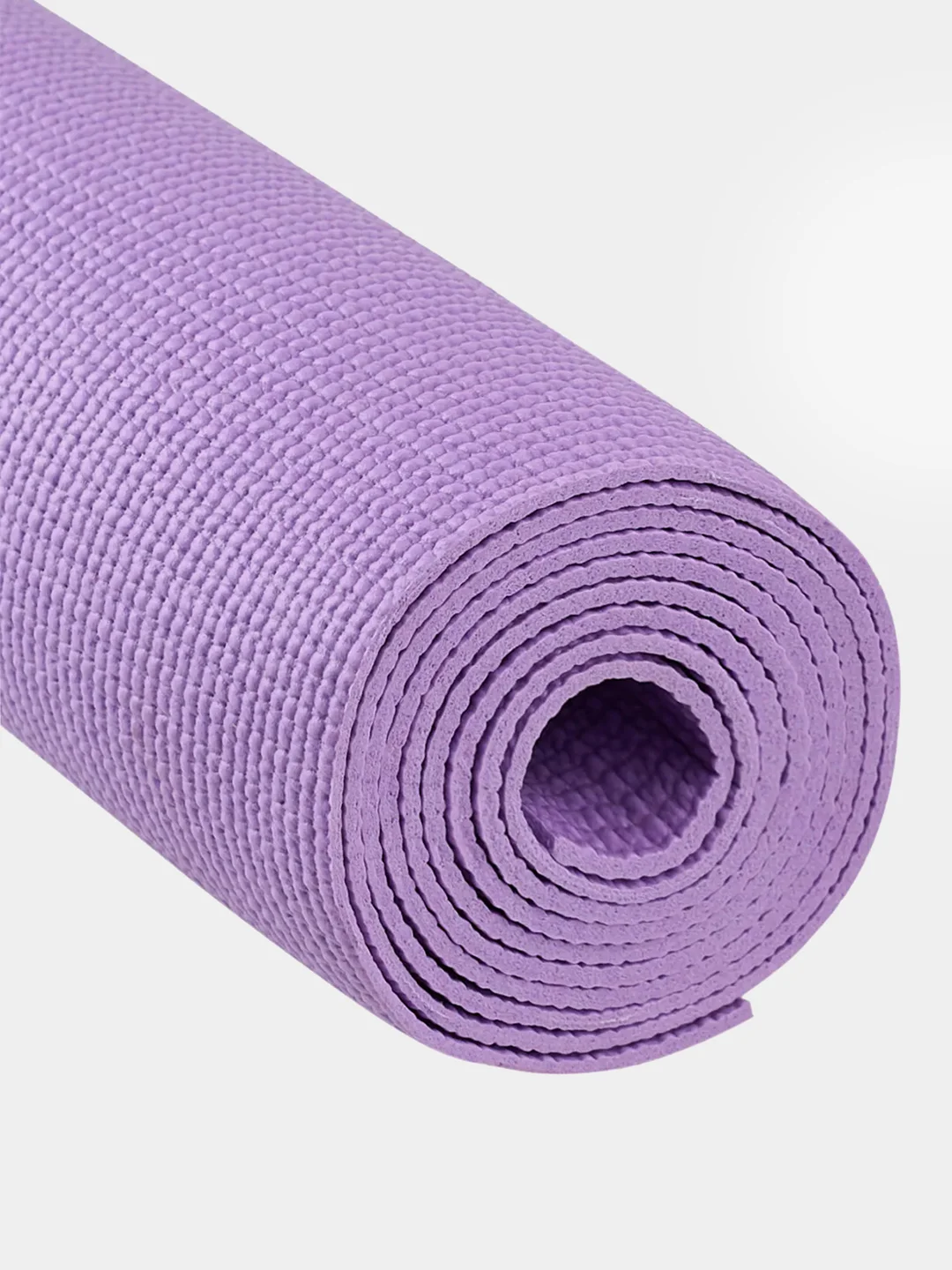 Фиолетовый коврик для йоги и фитнеса STARFIT FM-101 PVC, 183x61 см