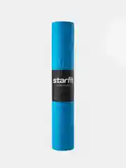 Темно-синий коврик для йоги и фитнеса STARFIT FM-101 PVC, 183x61 см