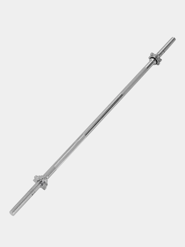 Гриф для штанги прямой STARFIT BB-103 120 см, d=25 мм, металл, с металлическими замками