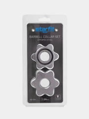 Замки для грифа STARFIT BB-108, d=26 мм, металлические, хромированный, 2 штуки