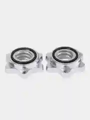 Замки для грифа STARFIT BB-108, d=26 мм, металлические, хромированный, 2 штуки