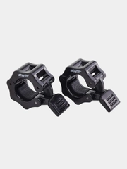 Замки с фиксатором для грифа STARFIT BB-109, d=26 мм, пластиковые, черный, 2 штуки