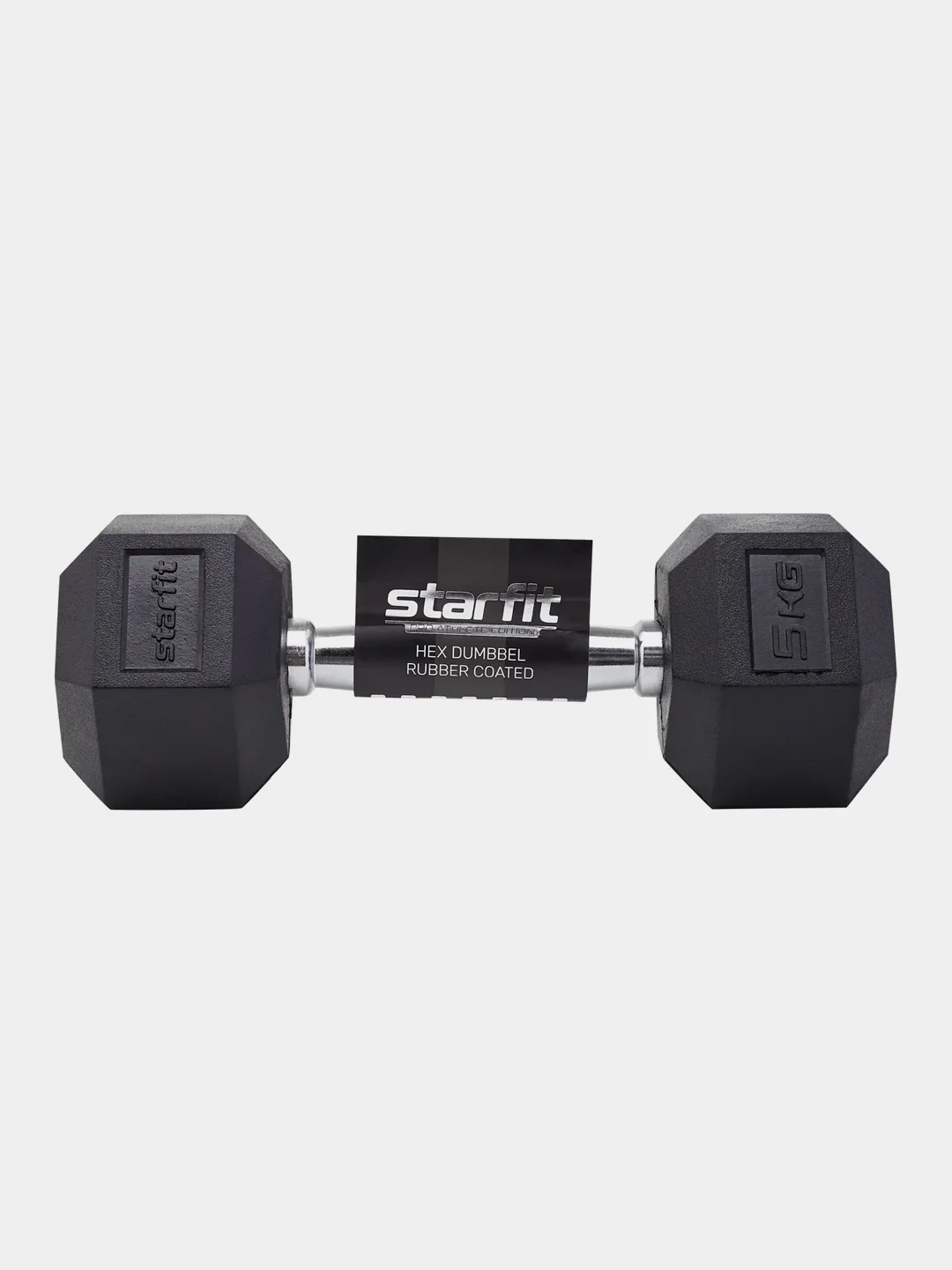 Гантель гексагональная STARFIT DB-301, 1 кг - 12 кг, обрезиненная