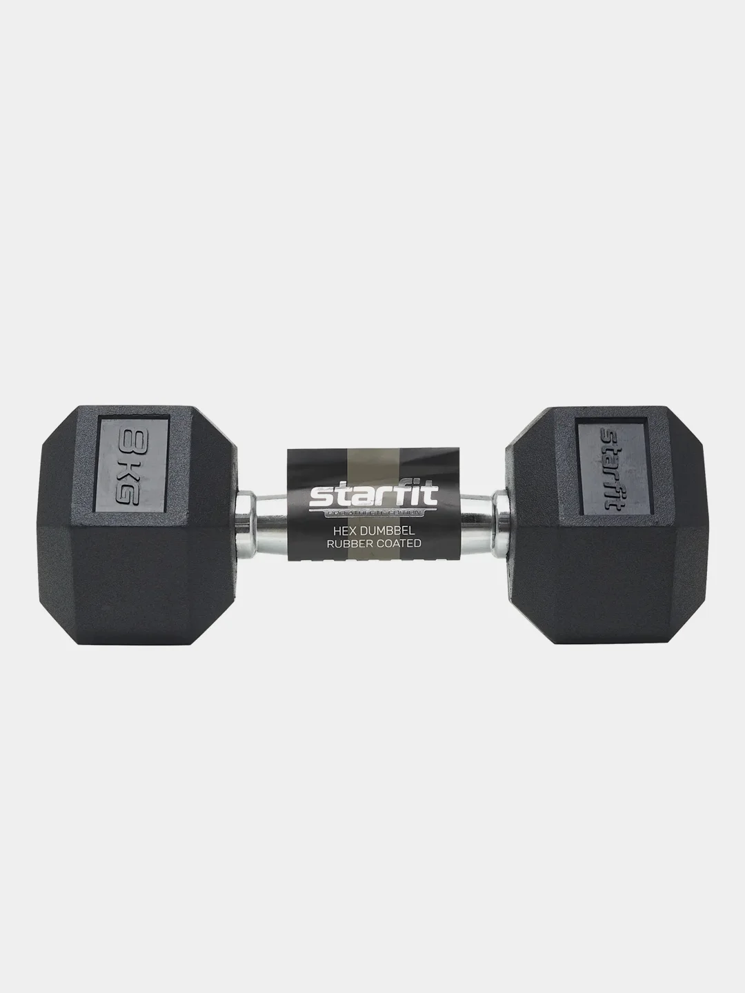 Гантель гексагональная STARFIT DB-301, 1 кг - 12 кг, обрезиненная