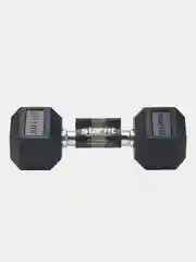 Гантель гексагональная STARFIT DB-301, 1 кг - 12 кг, обрезиненная