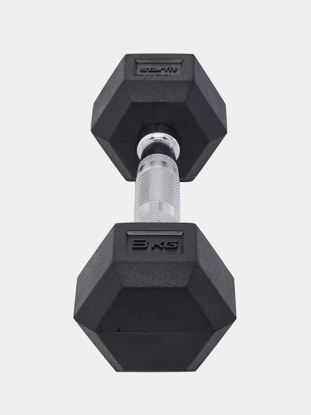 Гантель гексагональная STARFIT DB-301, 1 кг - 12 кг, обрезиненная