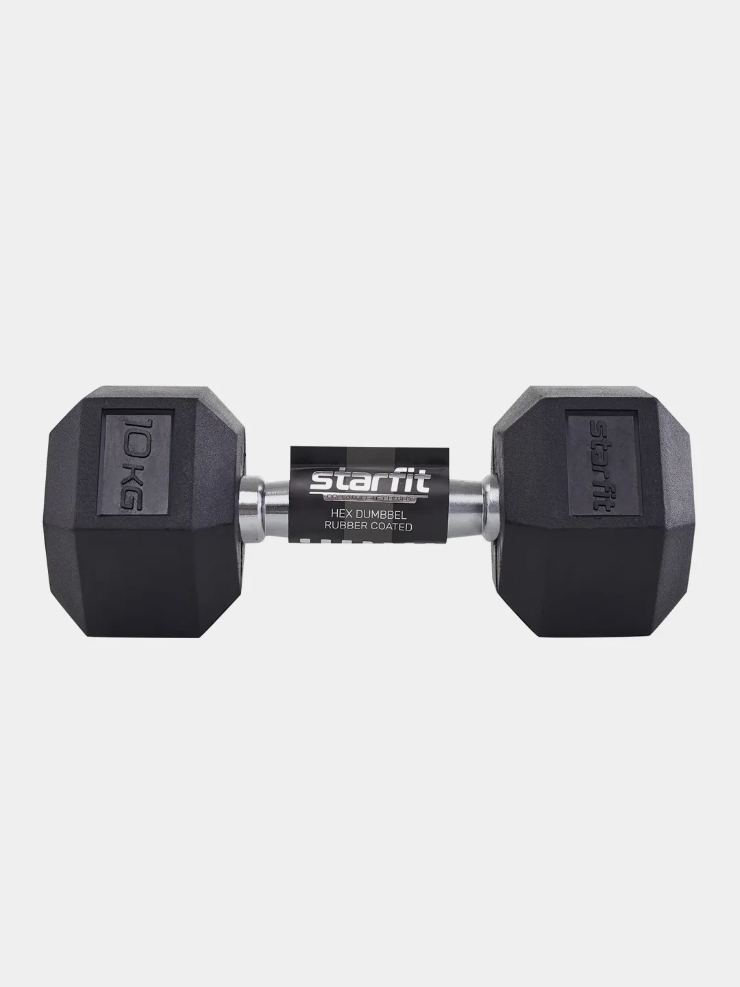 Гантель гексагональная STARFIT DB-301, 1 кг - 12 кг, обрезиненная
