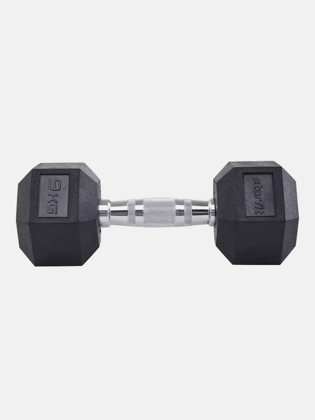 Гантель гексагональная STARFIT DB-301, 1 кг - 12 кг, обрезиненная