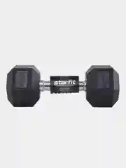 Гантель гексагональная STARFIT DB-301, 1 кг - 12 кг, обрезиненная
