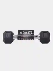 Гантель гексагональная STARFIT DB-301, 1 кг - 12 кг, обрезиненная