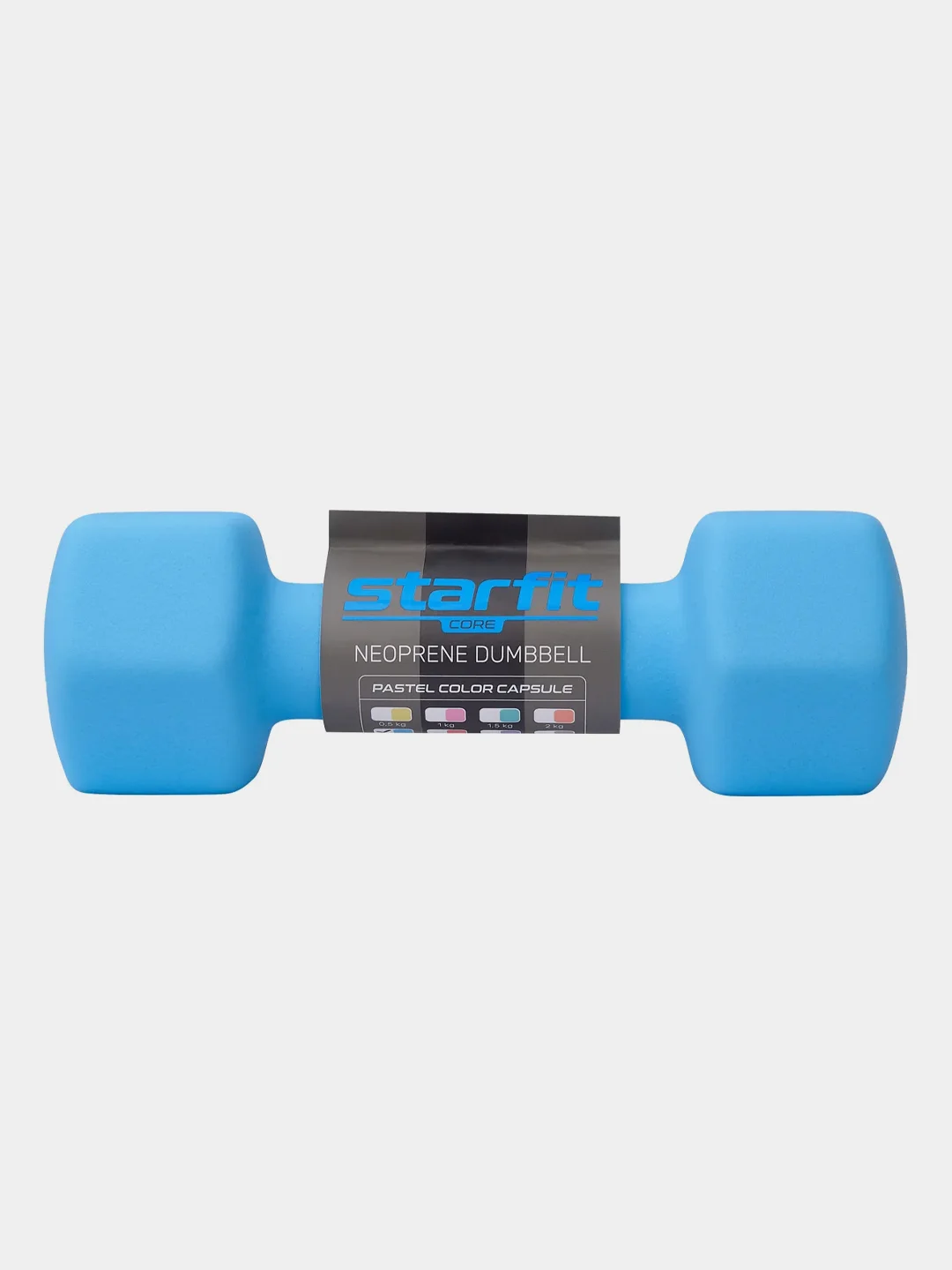 Гантель неопреновая STARFIT DB-201, 0,5 кг - 5 кг