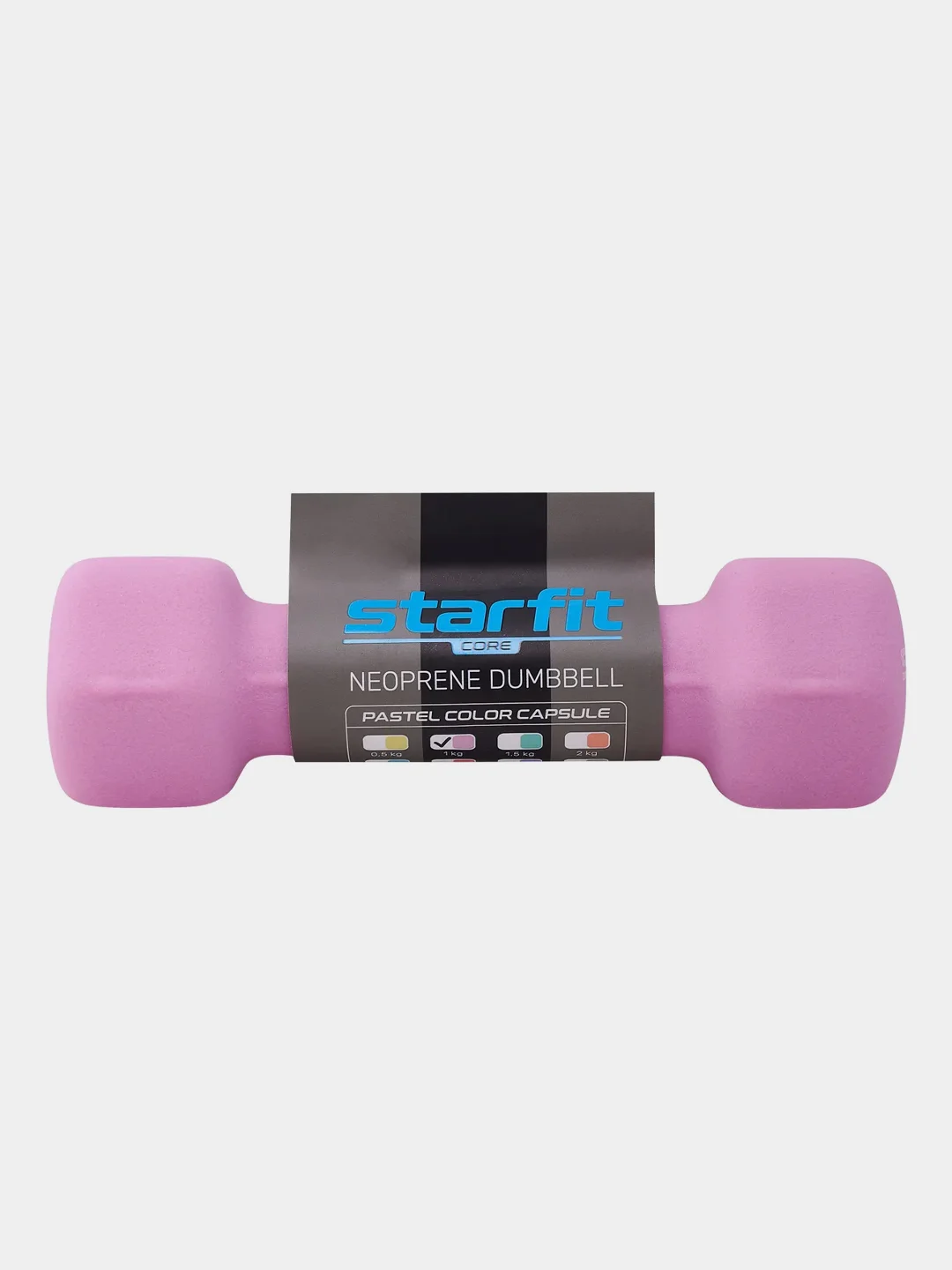 Гантель неопреновая STARFIT DB-201, 0,5 кг - 5 кг