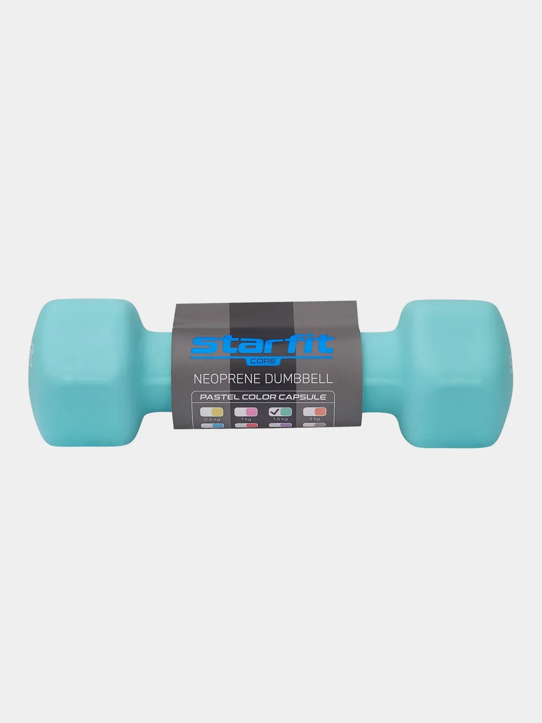 Гантель неопреновая STARFIT DB-201, 0,5 кг - 5 кг