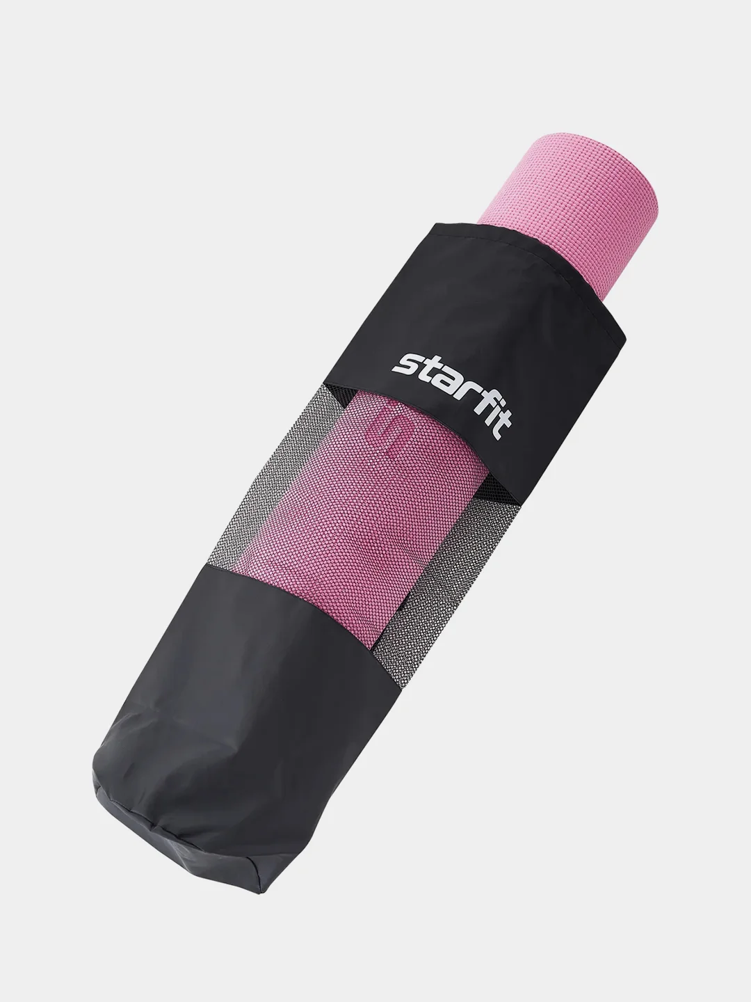 Черный сумка для ковриков STARFIT FA-301, 30x70 см, черный