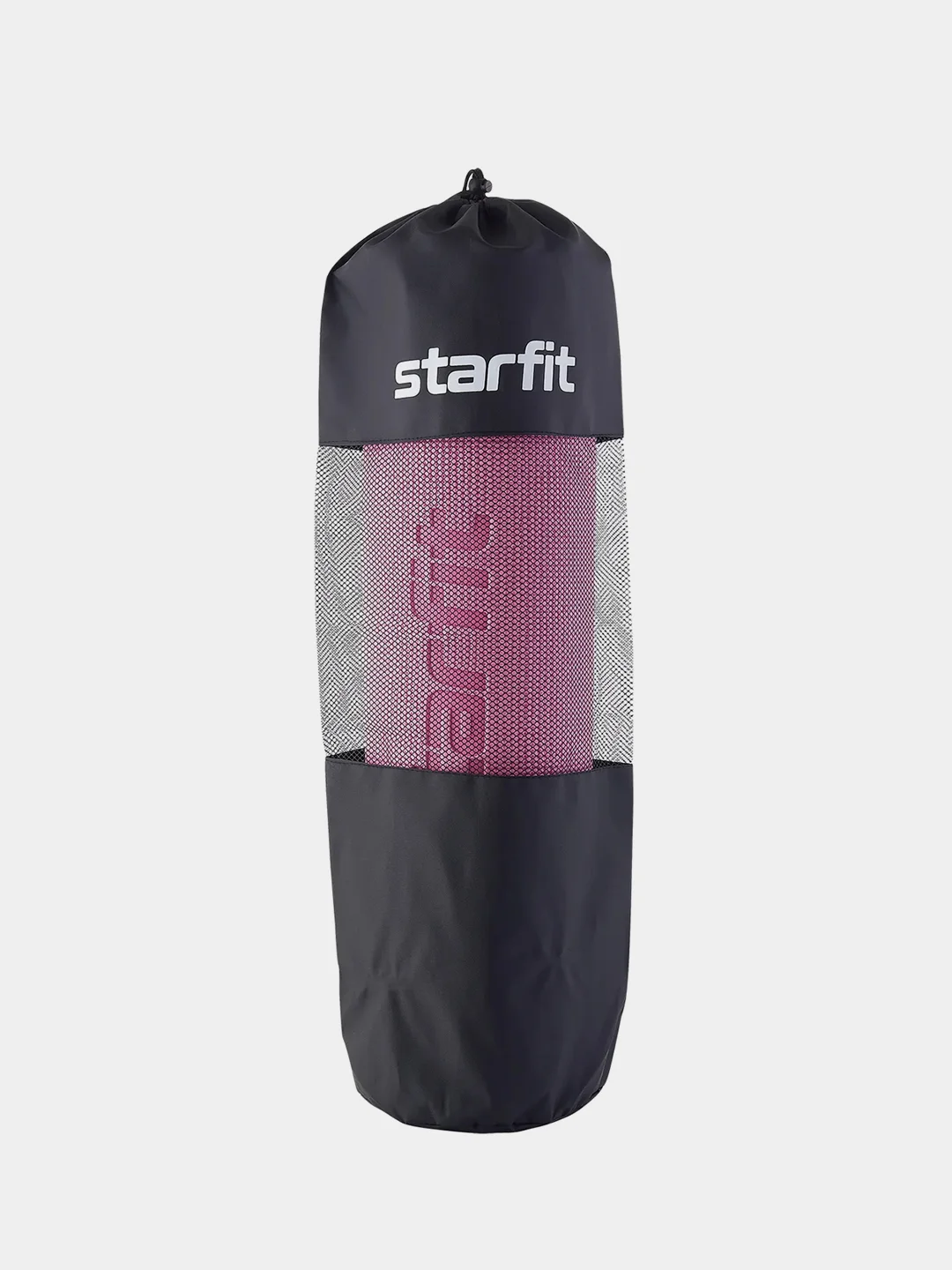 Черный сумка для ковриков STARFIT FA-301, 30x70 см, черный