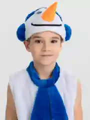 Белый костюм снеговик