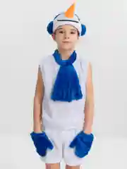 Белый костюм снеговик