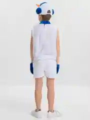 Белый костюм снеговик