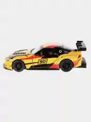 Желтый машинка металлическая инерционная/Toyota GR Supra Racing Concept/KT5421DF 1:36/Kinsmart