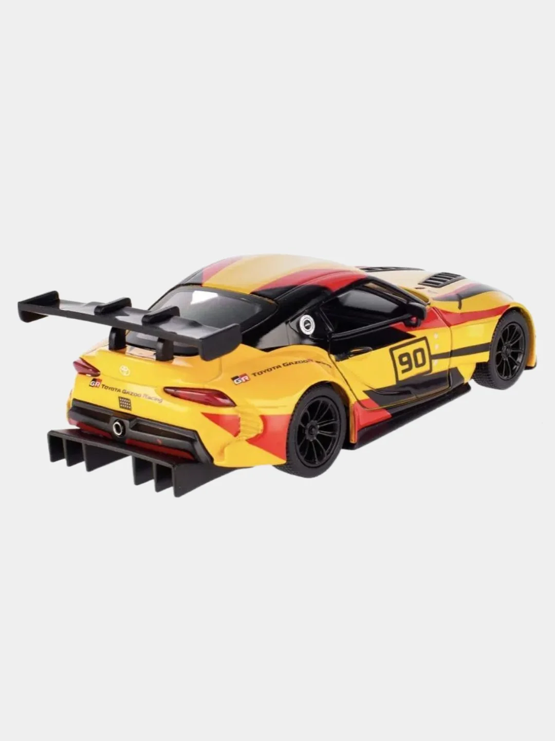 Желтый машинка металлическая инерционная/Toyota GR Supra Racing Concept/KT5421DF 1:36/Kinsmart