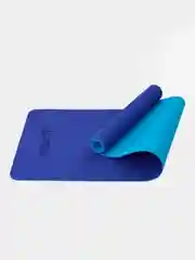 Темно-синий коврик для йоги и фитнеса STARFIT FM-201 TPE 183x61 см, 0,6 см