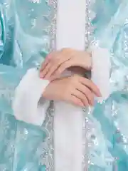 Голубой костюм карнавальный "Снегурочка"