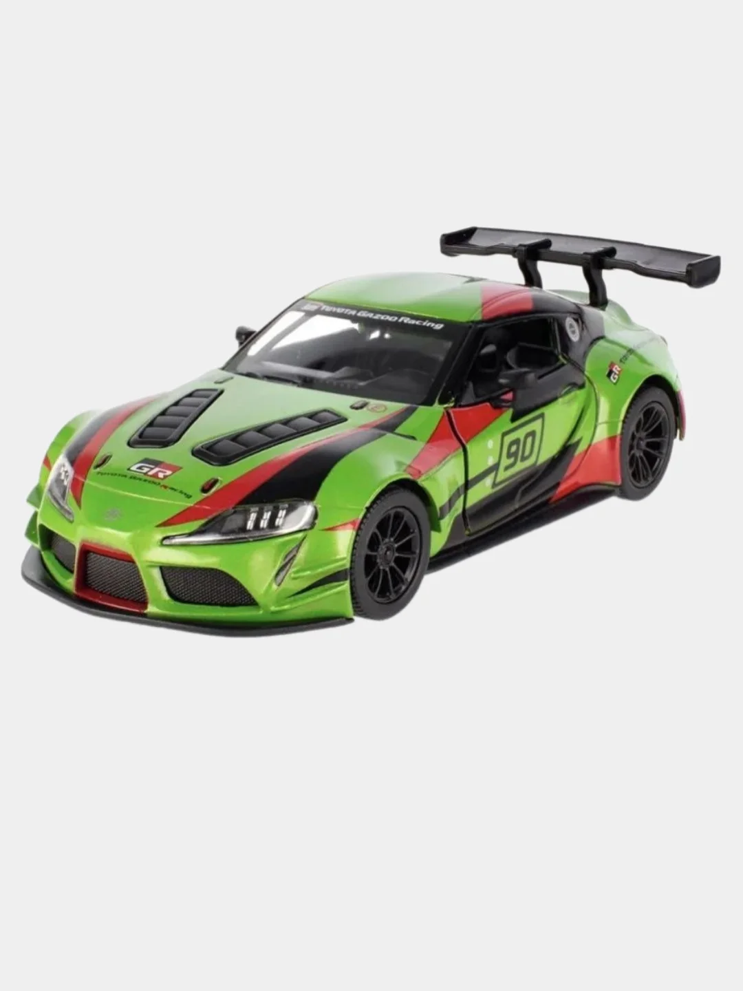 Зеленый машинка металлическая инерционная/Toyota GR Supra Racing Concept/KT5421DF 1:36/Kinsmart