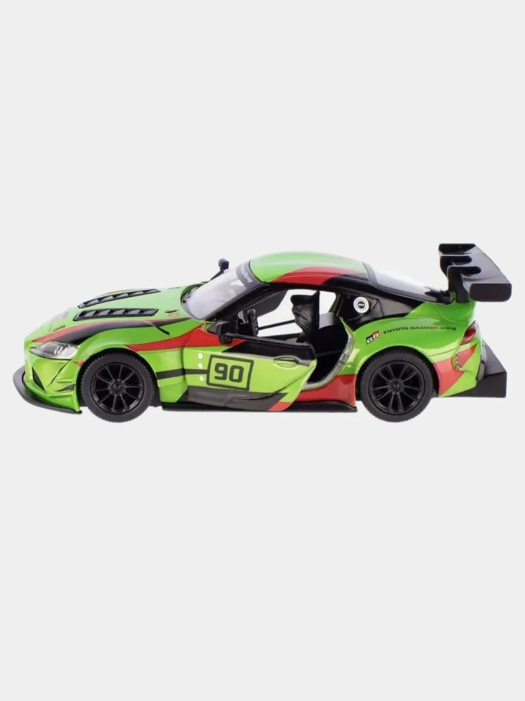 Зеленый машинка металлическая инерционная/Toyota GR Supra Racing Concept/KT5421DF 1:36/Kinsmart