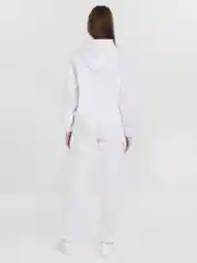 Белый костюм двойка на флисе, женский
