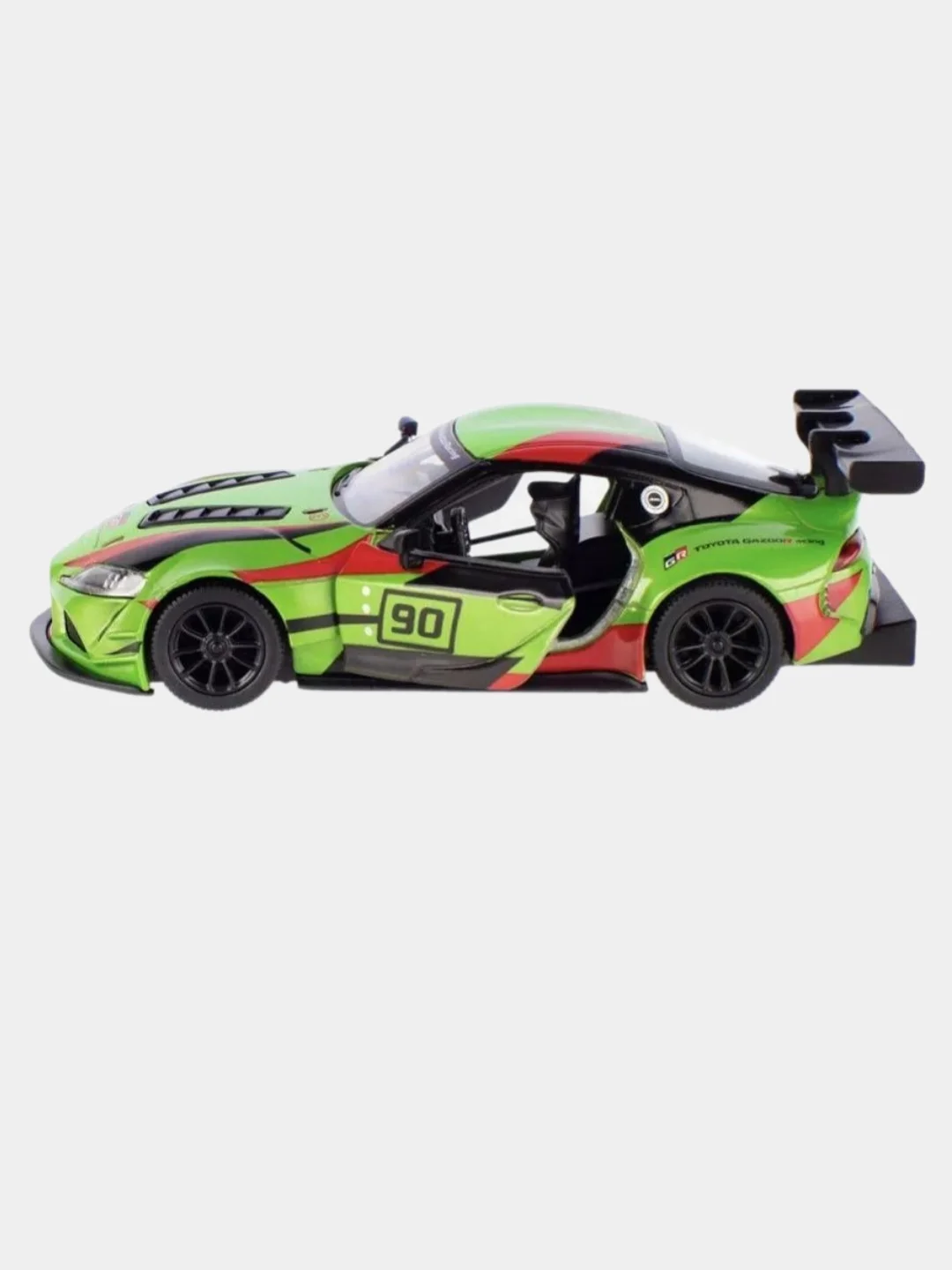 Зеленый машинка металлическая инерционная/Toyota GR Supra Racing Concept/KT5421DF 1:36/Kinsmart