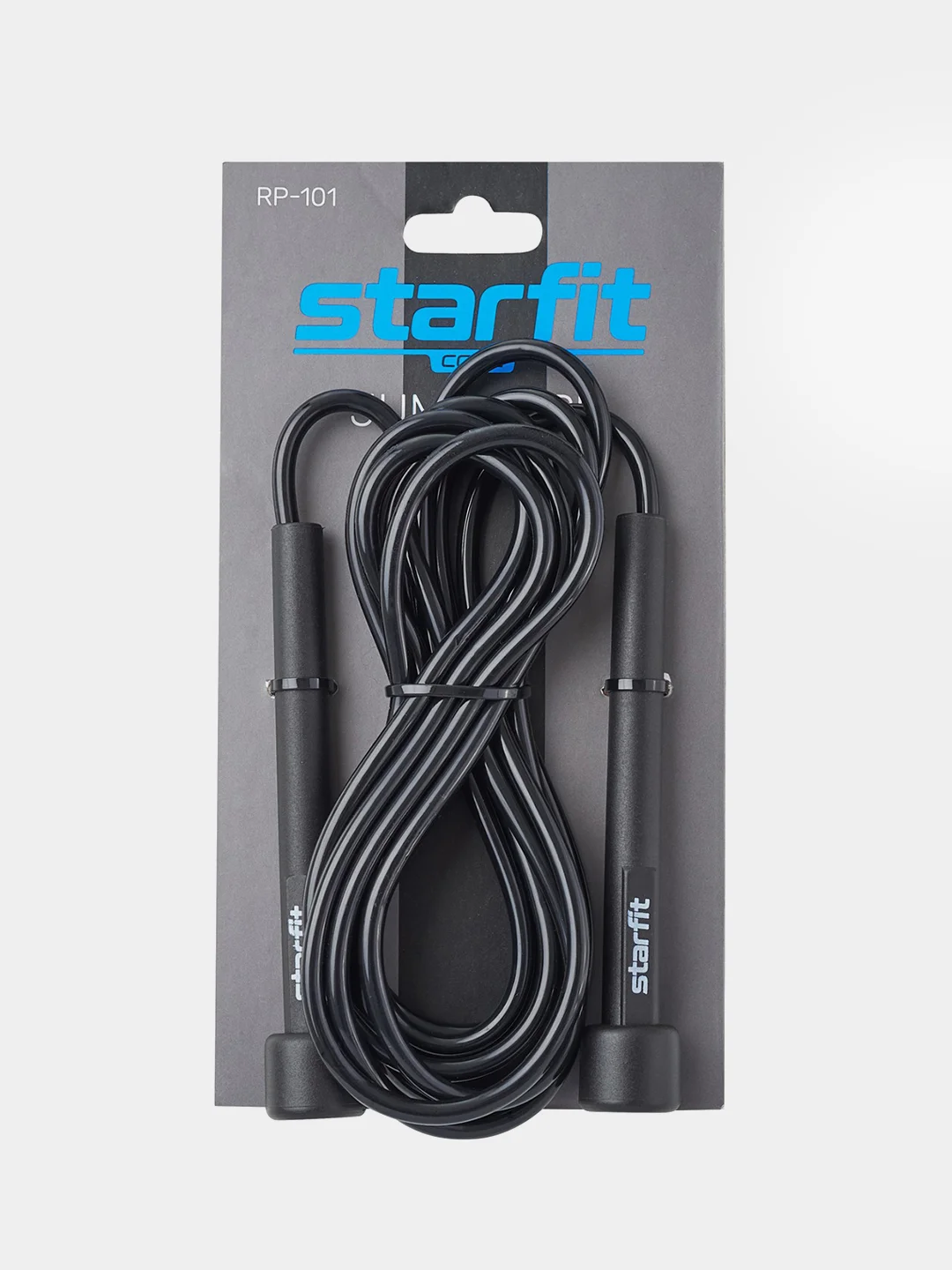 Черный скакалка STARFIT RP-101, длина 3 м