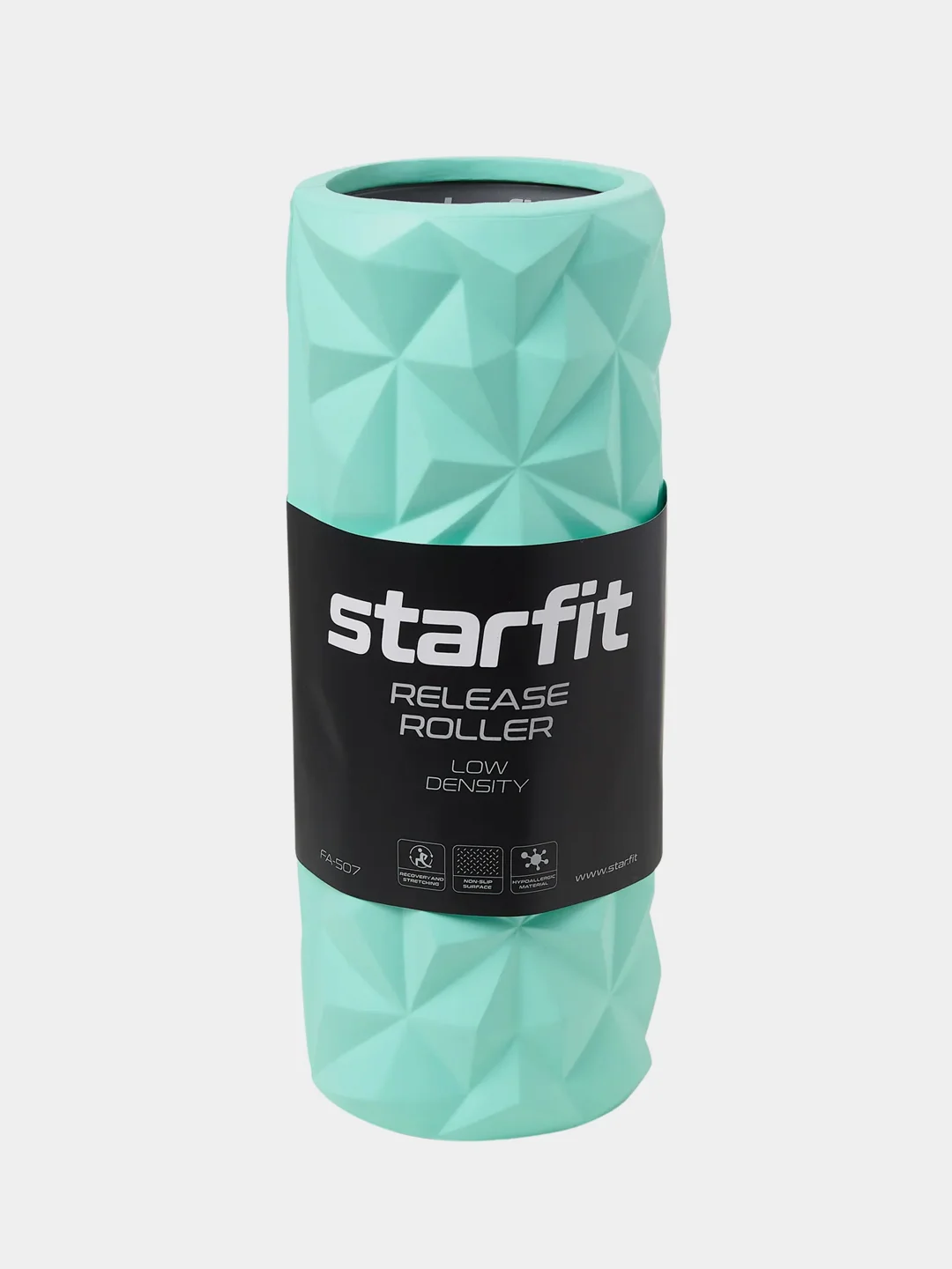 Мятный ролик массажный STARFIT FA-507 EVA/PP, средняя жесткость, 32,5x12,5 cм