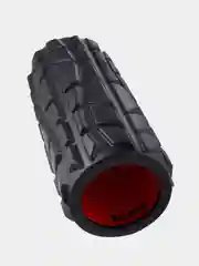 Черный ролик массажный STARFIT FA-509 EVA/PP, высокая жесткость, 33x13,5 cм