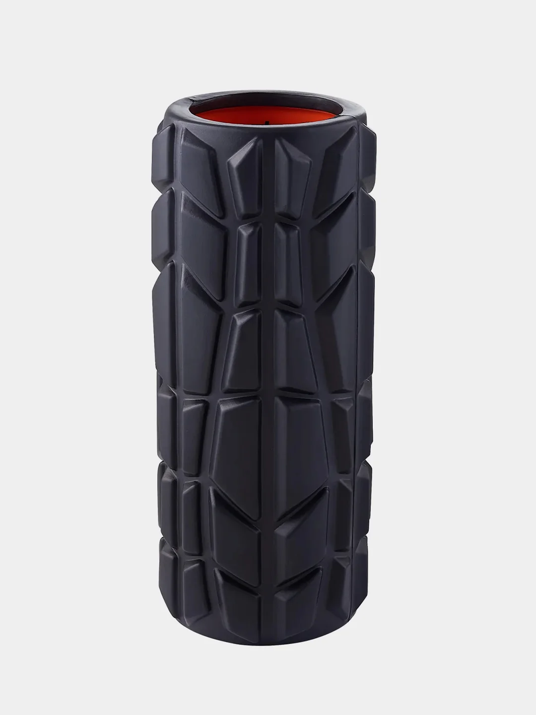 Черный ролик массажный STARFIT FA-509 EVA/PP, высокая жесткость, 33x13,5 cм