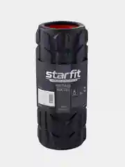 Черный ролик массажный STARFIT FA-509 EVA/PP, высокая жесткость, 33x13,5 cм
