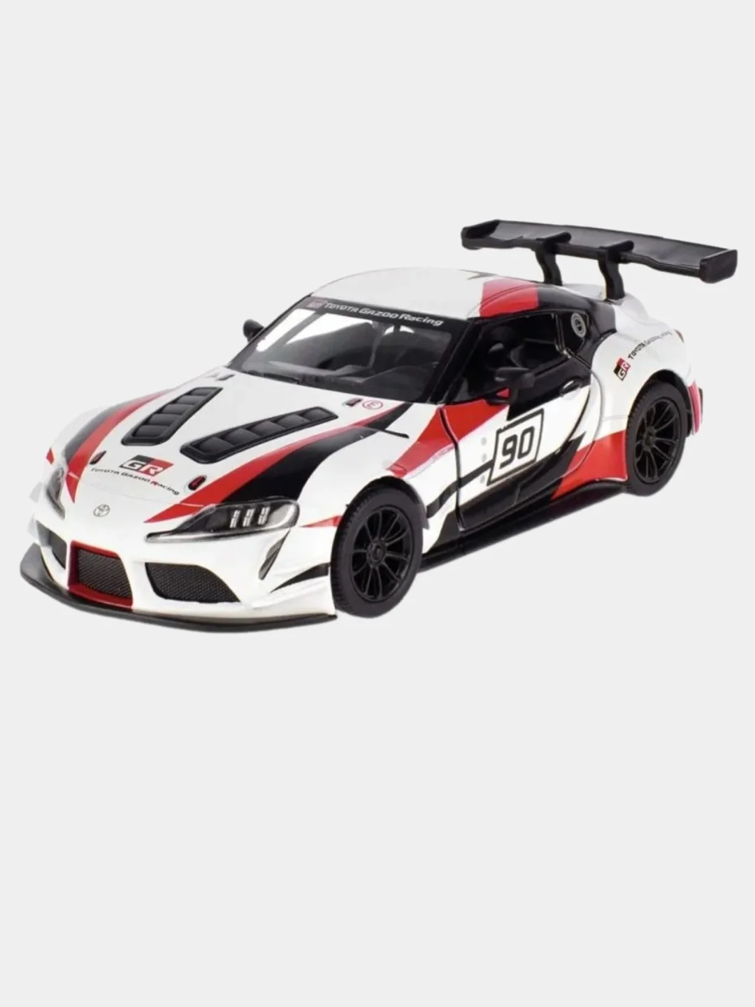 Белый машинка металлическая инерционная/Toyota GR Supra Racing Concept/KT5421DF 1:36/Kinsmart
