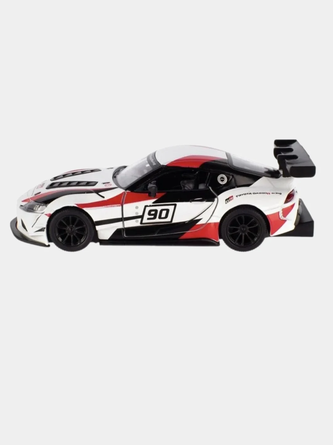 Белый машинка металлическая инерционная/Toyota GR Supra Racing Concept/KT5421DF 1:36/Kinsmart