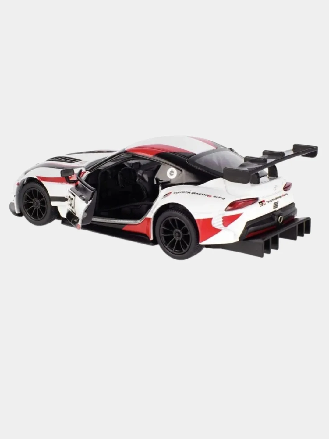 Белый машинка металлическая инерционная/Toyota GR Supra Racing Concept/KT5421DF 1:36/Kinsmart