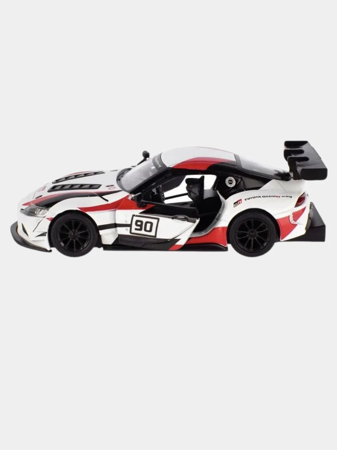 Белый машинка металлическая инерционная/Toyota GR Supra Racing Concept/KT5421DF 1:36/Kinsmart