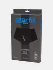 Черный пояс для похудения STARFIT SU-202 неопреновый, 125x25см, черный