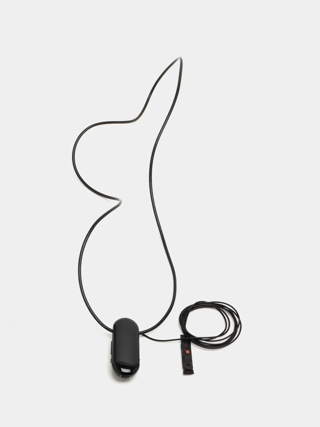 Черный микронаушник Bluetooth, магнитный, для экзаменов