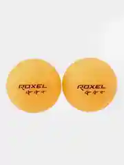 Белый мяч для настольного тенниса Roxel 3* Prime, 6 штук