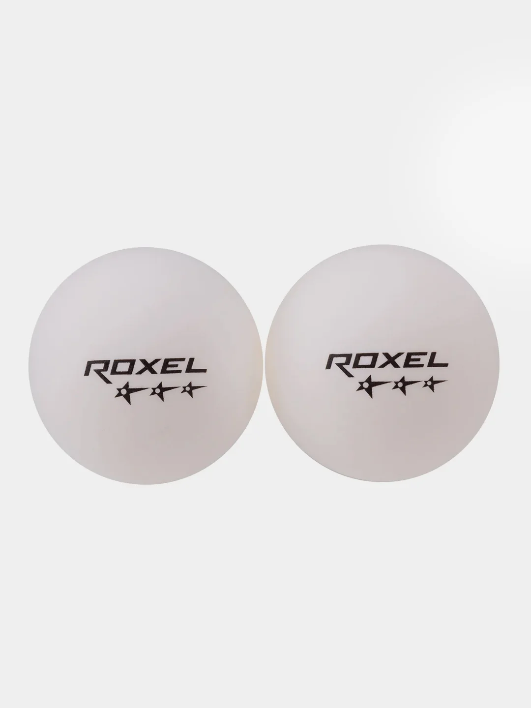 Белый мяч для настольного тенниса Roxel 3* Prime, 6 штук