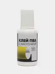 Клей ПВА Гамма "Эконом", 2 шт, с кисточкой
