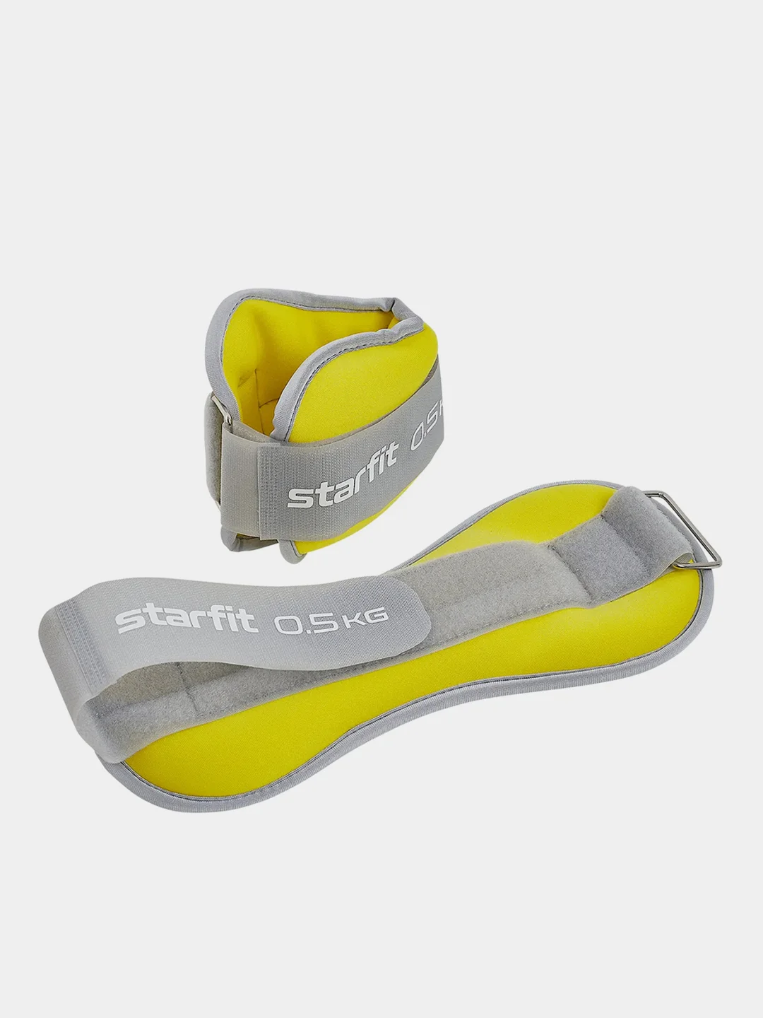 Желтый утяжелители универсальные STARFIT WT-502, 0,25 кг-2 кг